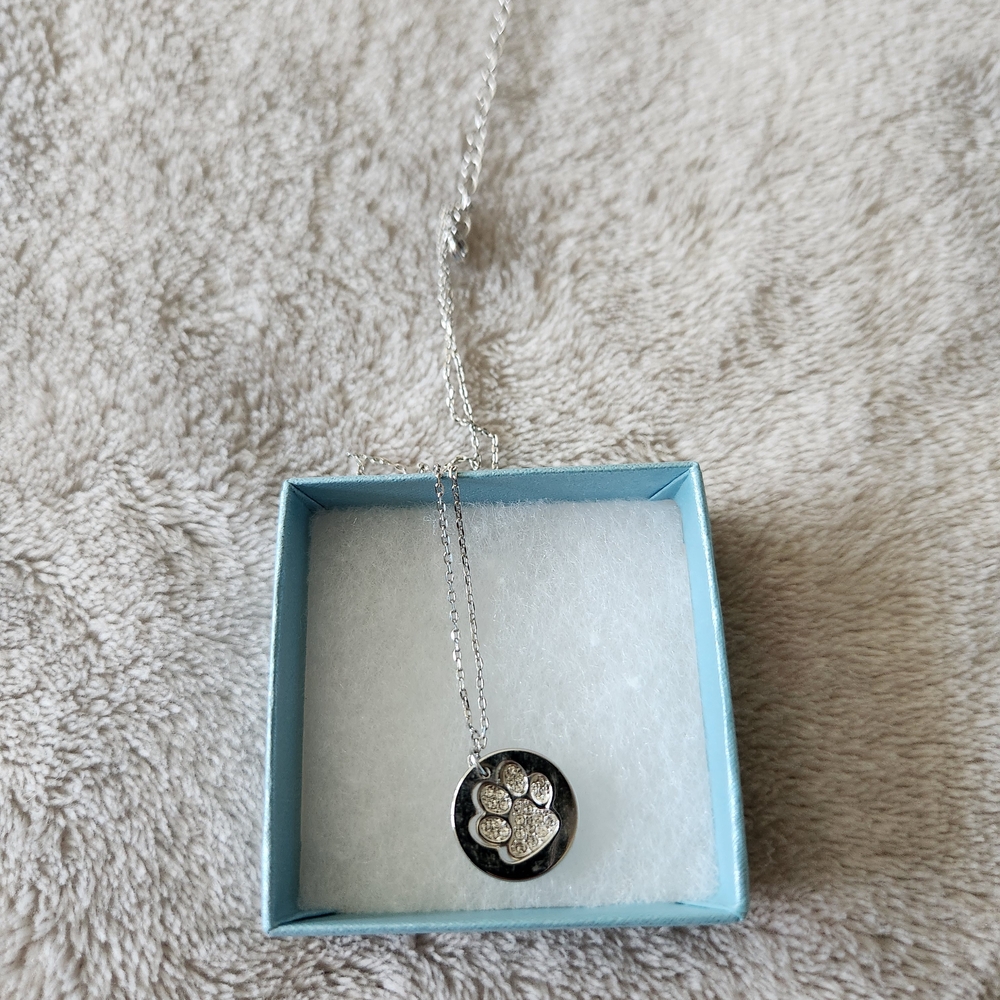 Touchstone Crystal Light Blue Jewelry Box with Logo